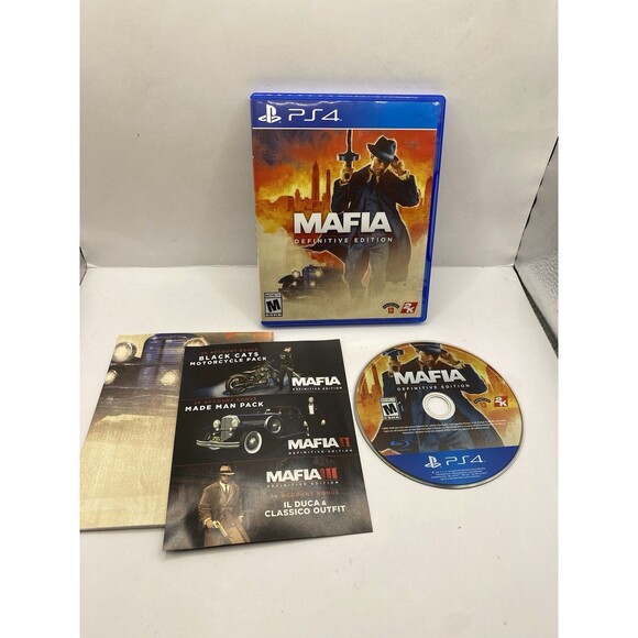 Mafia: Definitive Edition - Sony PlayStation 4 PS4 Tested Authentic - Picture 1 of 2